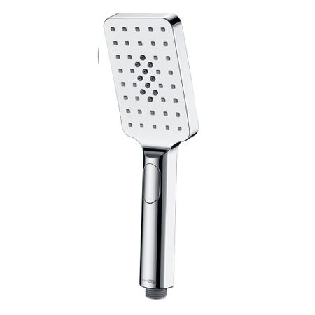 Лейка для душа WasserKraft 70х255 мм 3 режима без шланга пластик хром (A126)