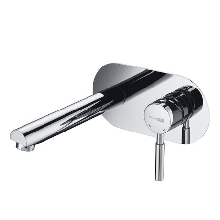 Смеситель для раковины встраиваемый WasserKraft Main хром однорычажный со скрытой частью в комплекте (4130)