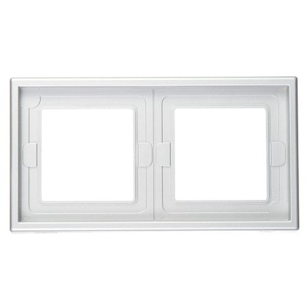 Рамка Systeme Electric ArtGallery двухместная алюминий (GAL440302) эмма райц абсолютно несовместимы