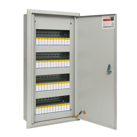 Щит распределительный встраиваемый EKF PROxima ЩРВ-48 металлический IP31 650х340х120 мм 48 модулей с замком