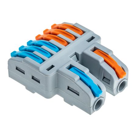 Клемма на 8 проводов Duwi СМК-526 PRO 4 кв.мм разветвительная с рычажками без пасты (4 шт.) (26661 1) искатель проводов maxrieny bside fwt11