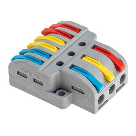 Клемма на 9 проводов Duwi СМК-536 PRO 4 кв.мм разветвительная с рычажками без пасты (4 шт.) (26662 8) искатель проводов maxrieny bside fwt11