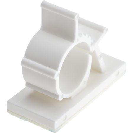 Площадка для крепления стяжек Duwi 18x37 мм самоклеящаяся нейлоновая белая (5 шт.) (23172 5)