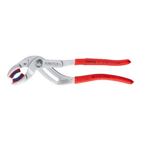 Клещи переставные трубные Knipex 257 мм (KN-8113250) белые круглые пластиковые заглушки трубные вставки пробки заглушки dia16 19 22 25 28 30 32 38 40 42 45 50 63 70 74 76 80 90 100 мм