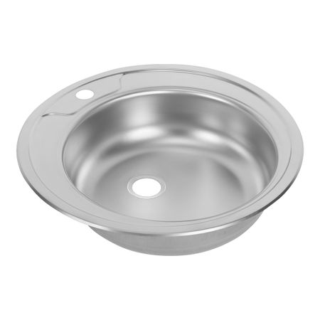 Мойка для кухни Ukinox Nord d50х14 см врезная сталь (Nr D500 (0,4)) мойка накладная ukinox стандарт eco4 левая 800х600х145мм