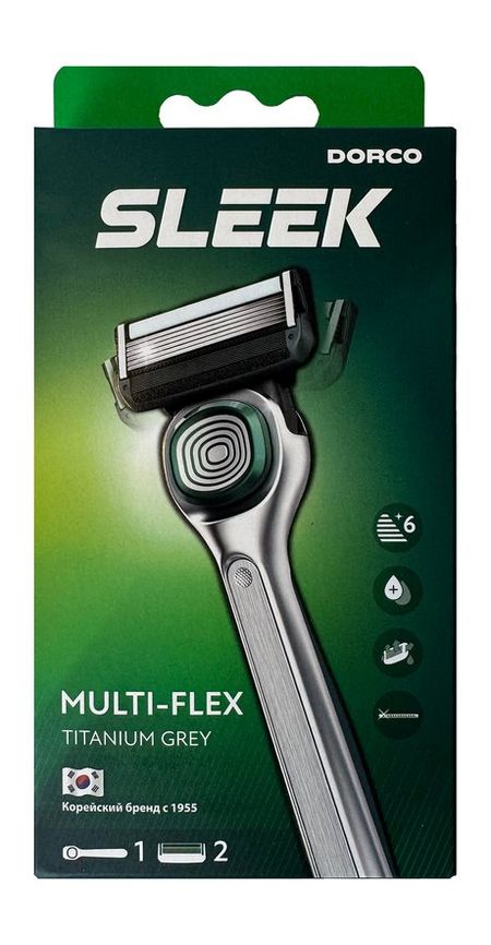Dorco Sleek Multi-Flex Titanium Grey Станок для бритья