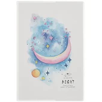 Тетрадь в линейку Night, 50 листов, в ассортименте