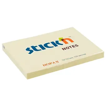 Блок для записей Stick`n Neon notes, светло-жёлтый, 10.3 х 7.6 см