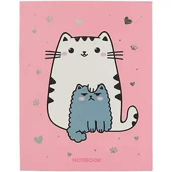 Книга для записей «Кошачья дружба», 72 листа, А5