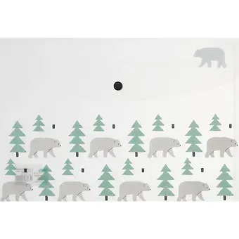 Папка-конверт на кнопке 