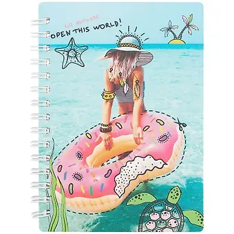 Записная книжка А6 80л кл. 