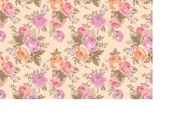 УП Пакет Вира-М Розочки бумажный матовая ламинация 34*22*10см