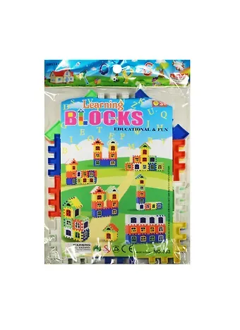 Конструктор Пластиковый дом большой (363) (15024901) (24 дет.) (упаковка)