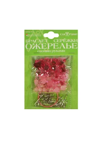 Набор для творчества, HOBBY TIME, Набор №1 Ожерелье, браслет, сережки своими руками