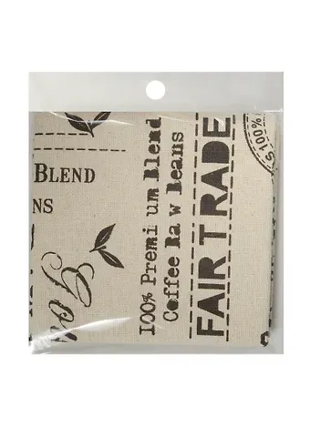 Отрез льна 48*48 см, в пакете с подвесом,  Газета (11-00530-44)