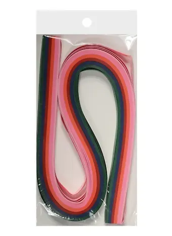 Бумага для квиллинга в пакете с подложкой (10mm) (120 листов) (52cm), оттенки розового (11-239