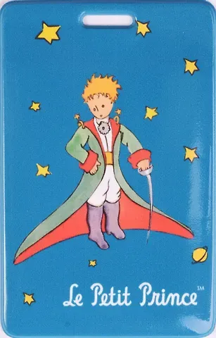 Чехол для карточек Маленький принц Принц на синем фоне (ДК2017-084)