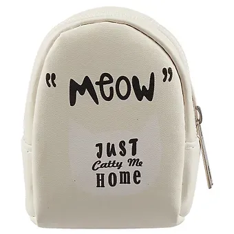 Сумочка - Кошелек на молнии Кот Meow (10см) (ПВХ бокс)