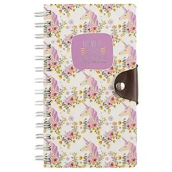 Блокнот «Единороги. Never stop dreaming», 196 листов, 10.5 х 18.5 см