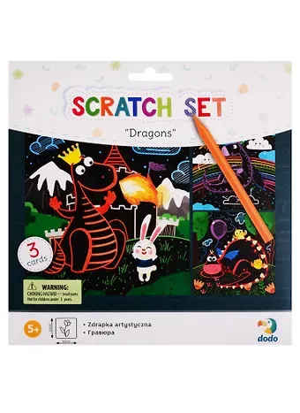Набор для творчества Dodo Гравюра Драконы
