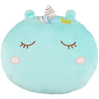 Подушка Единорог с закрытыми глазками (текстиль) (36х36) (12-00700-012749)