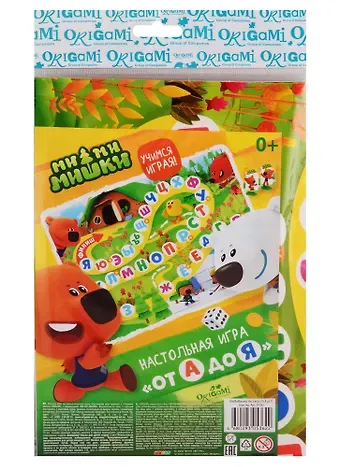 Игра настольная ORIGAMI/Оригами  МиМиМишки От А до Я, в блистере 05362