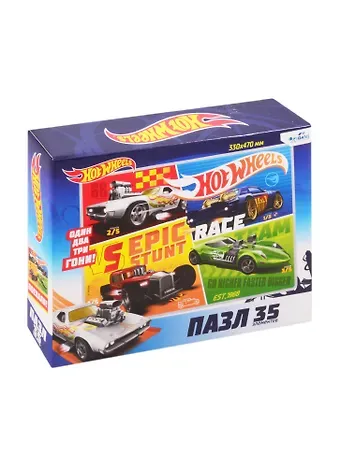 Пазл Команда Hot Wheels 35 элементов 05856