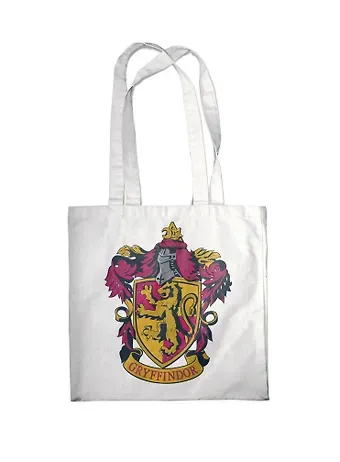 Сумка. Гриффиндор (белая, 38х43 см, длина ручек 58 см)