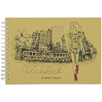 Скетчбук А5 40л 