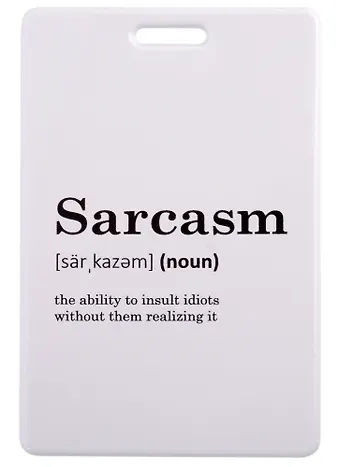 Чехол для карточек Sarcasm (словарь)