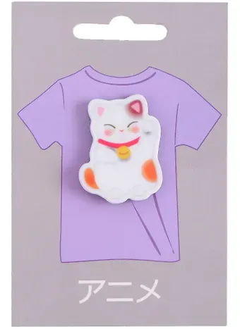 Значок Аниме Манеки-неко (акрил) (упаковка)