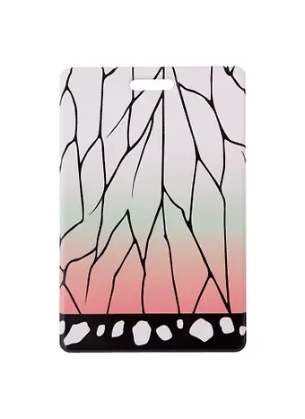 Чехол для карточек вертикальный Аниме Паттерн, градиент бабочка)