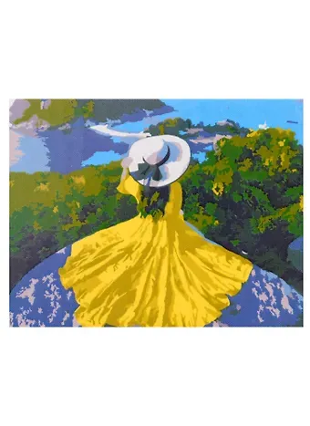 Холст с красками по номерам на подрамнике 