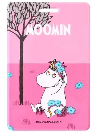 Чехол для карточек вертикальный MOOMIN Фрекен Снорк в цветах