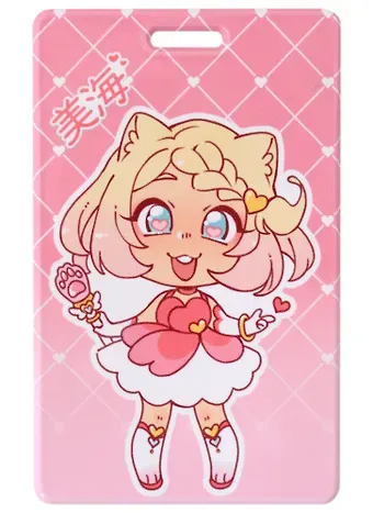 Чехол для карточек Аниме Девочка чиби Мими (цветная)