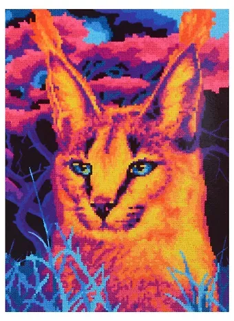 Алмазная мозаика (частичное заполнение) 