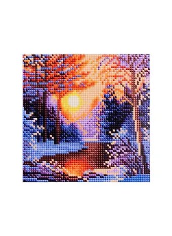 Алмазная мозаика классическая с подрамником с полным заполнением 