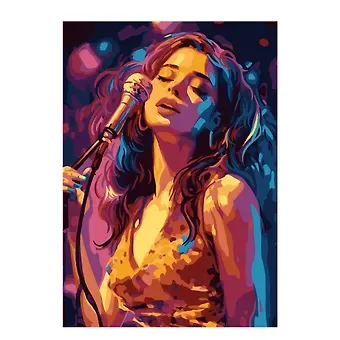 Картина по номерам на картоне 20*28,5 см 