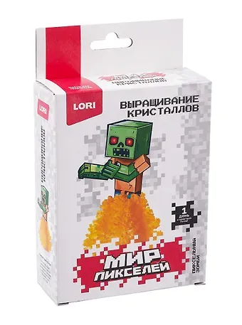 Выращивание кристаллов Мир пикселей 