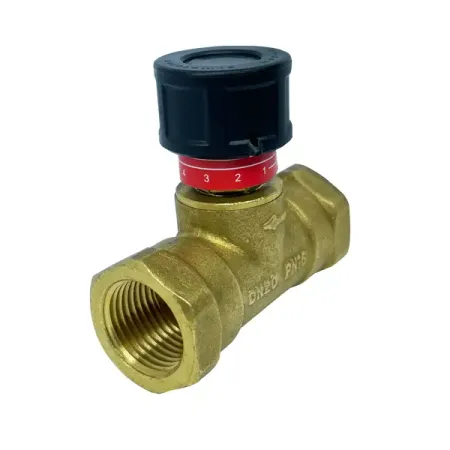 Балансировочный клапан для радиатора прямой Heizen 3/4