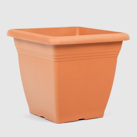 Горшок Serinova Villa квадратный терракотовый 50х50 см