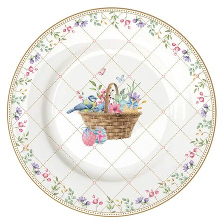 Тарелка Easy life Spring Bloom десертная 19 см блокнот а6 120л кл bloom белый карт обл тиснение фольгой бок спираль