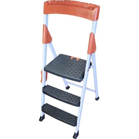 Стремянка с пластиковыми ступеньками Kanat Promax 2+1