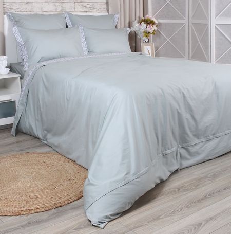 Комплект постельного белья Mona Liza Евро Сатин Aqua ирина викторовна денисова небесный свод играет фугу