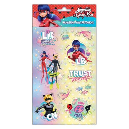 Наклейки пленочные Леди Баг в ассортименте