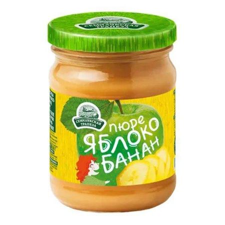 Пюре Семилукская трапеза Яблоко-Банан, 260 г