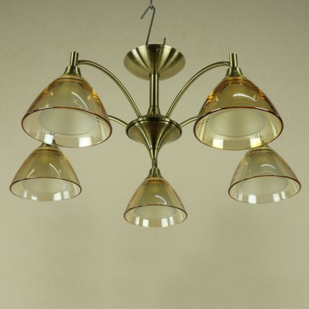 Люстра Florex потолочная модерн Е14 5*60W (L.0146/5PL BRONZO CHIARO)