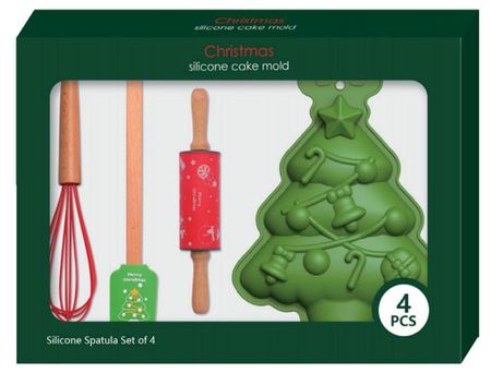 Набор для выпечки Actuel Christmas, 4 предмета