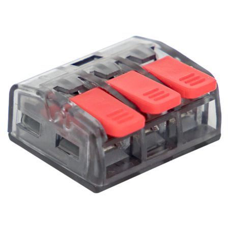 Клемма на 3 провода EKF PROxima СМК 221-413 0,2-4 кв.мм с рычажками без пасты (100 шт.) (plc-smk-221-413)