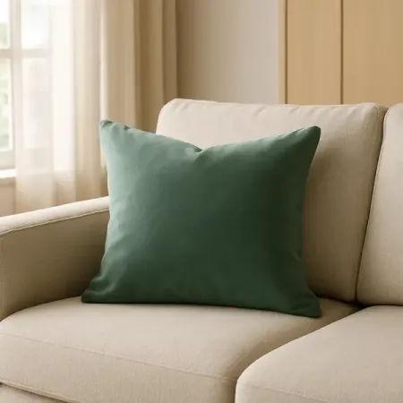 Подушка Flandria 45x45 см цвет зеленый